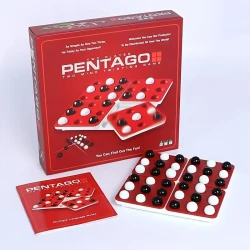 Pentagon 3D Strategy Board Game - 2-Player Brain Teaser Puzzle