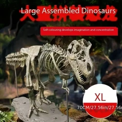 70cm high-quality PVC large-scale network hit dinosaur Tyrannosaurus rex skeleton DIY model