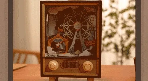 Robotime Rolife Sunset Carnival Music Box