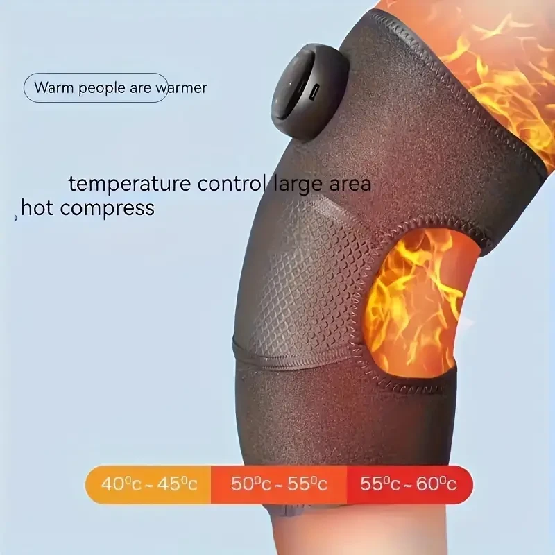 3-In-1 Heated Knee, Elbow, and Shoulder Brace - Adjustable Heating Modes
