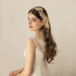 Headdress Heavy Industry Crystal Leaf Headband