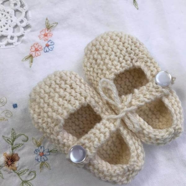 Baby Hand Knitted booties | Handmade
