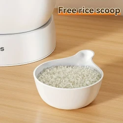 JOYBOS 5.9KG Gravity-Fed Rice Storage Container with Rotating Dispenser