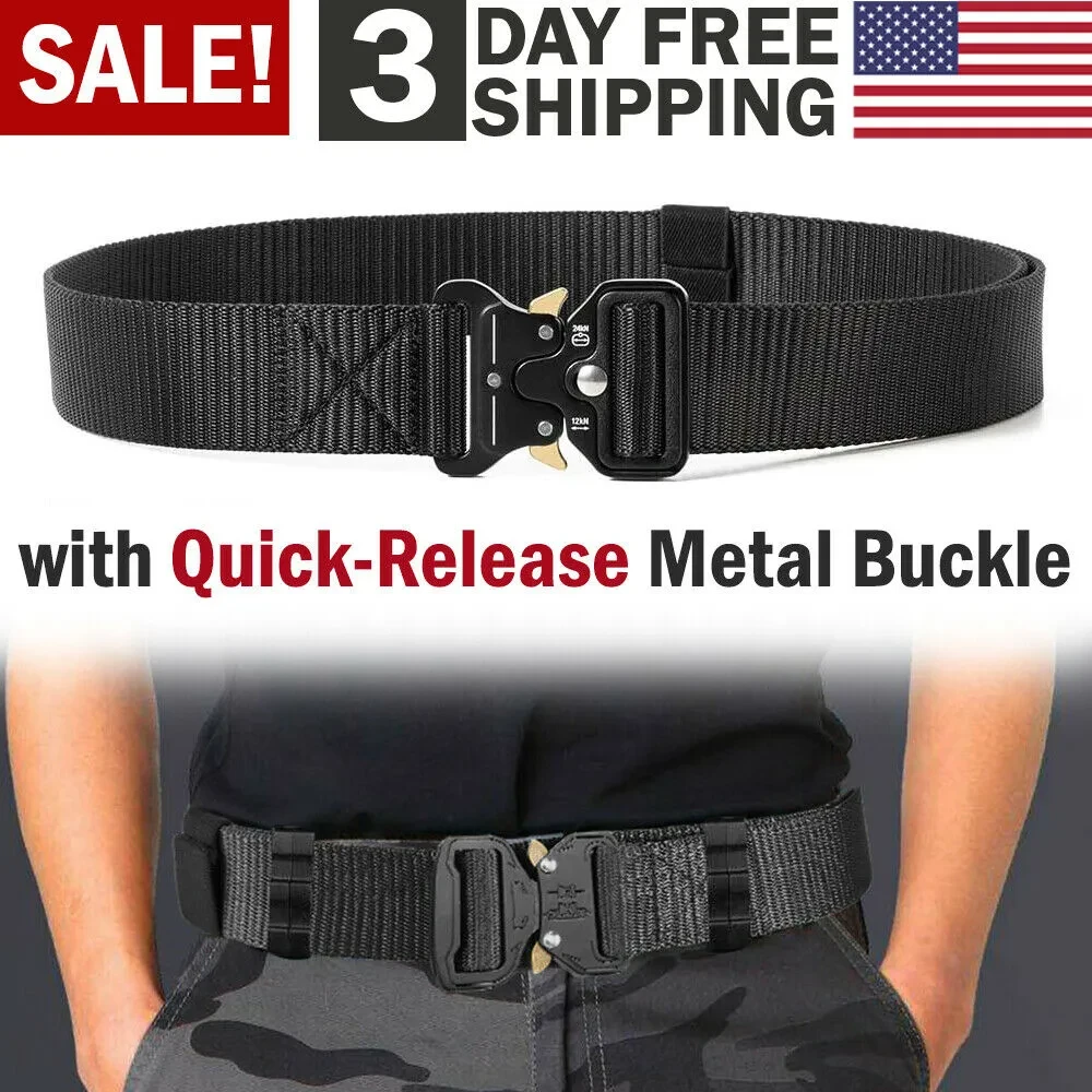 Heavy Duty Military Tactical Belt
