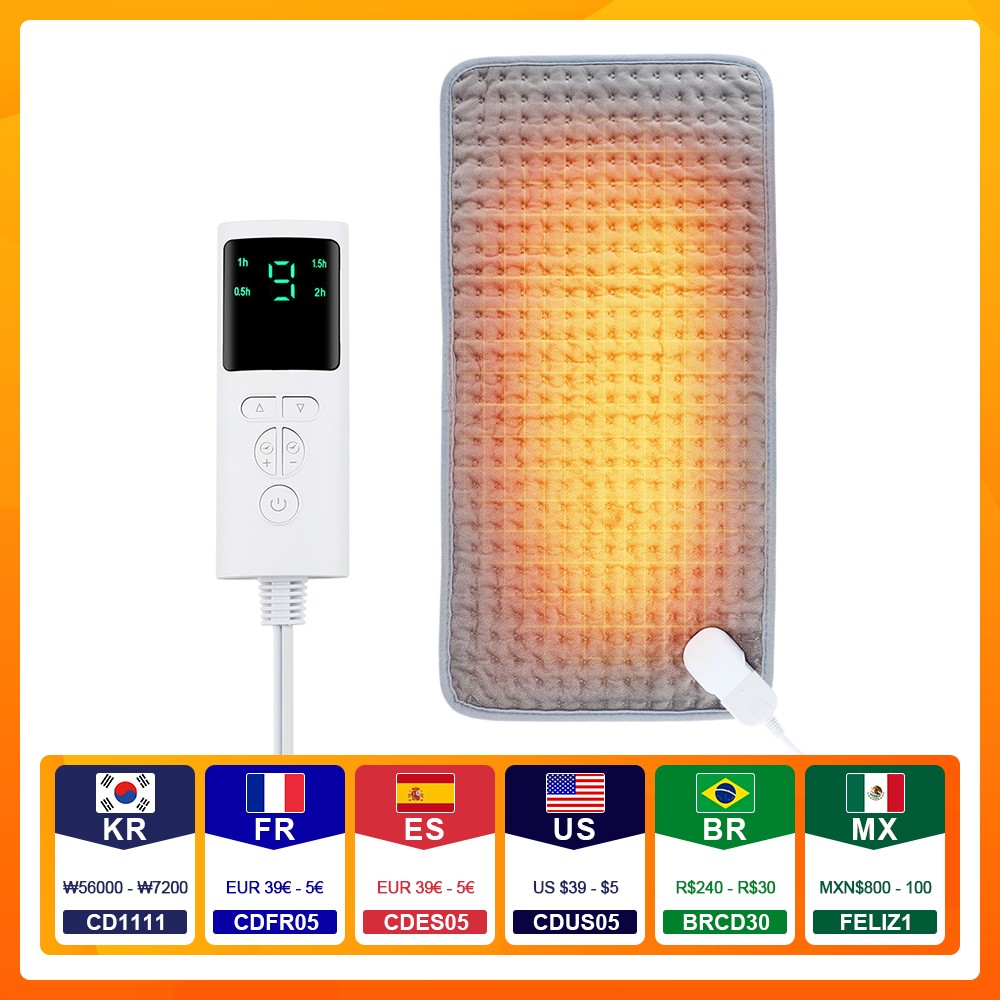 Electric Heating Blanket  58x29cm Heated Pad