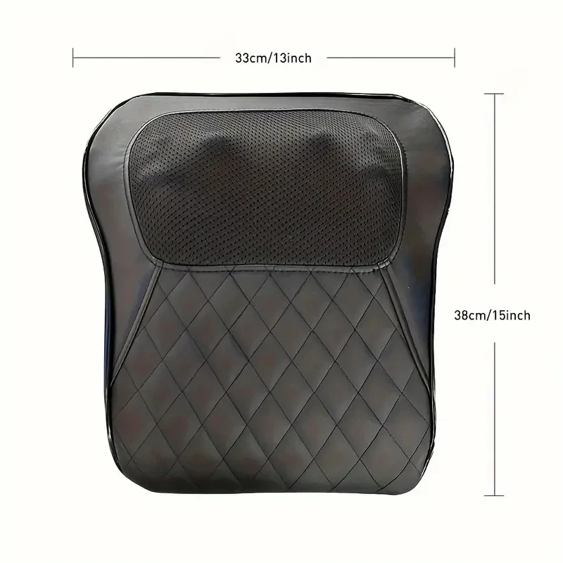 3D Kneading Back and Neck Massager with Heat - Massage Pillow