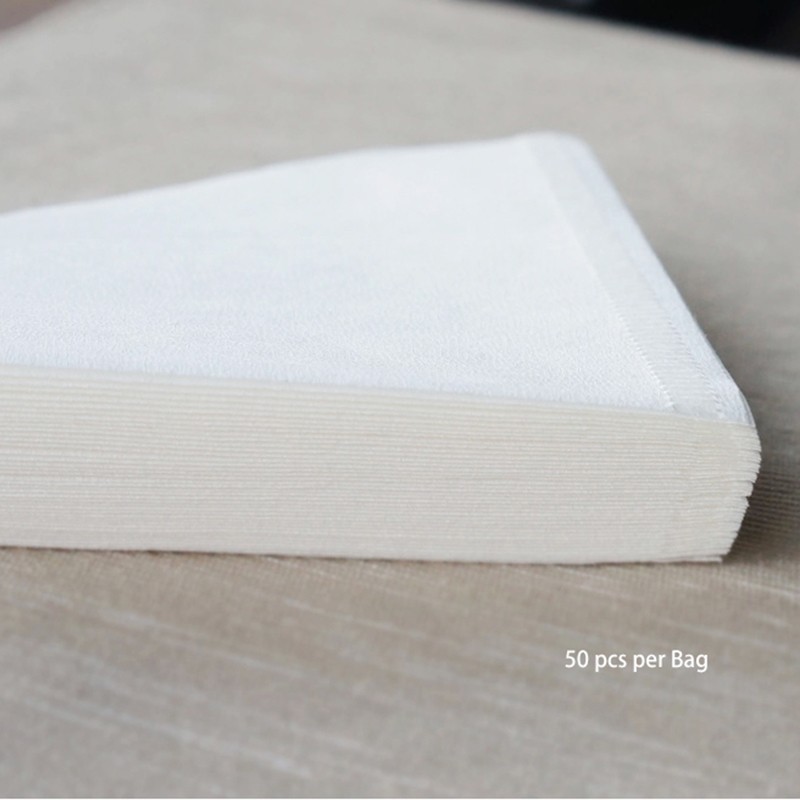 TIMEMORE Coffee Filter Paper 50pcs V-Shaped Hand Drip Filter for Pour-Over