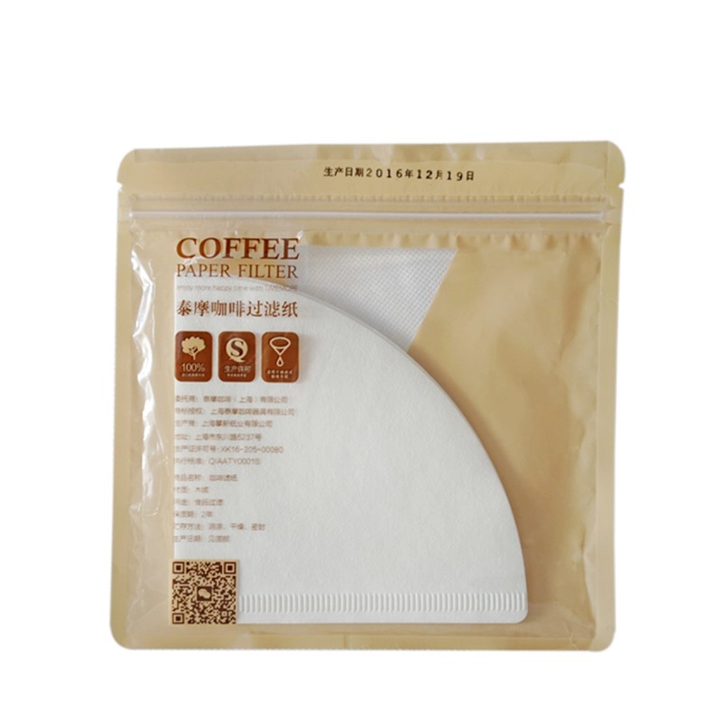 TIMEMORE Coffee Filter Paper 50pcs V-Shaped Hand Drip Filter for Pour-Over