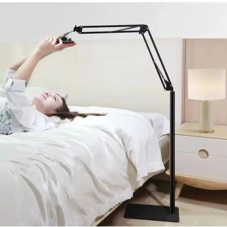 53.15inches/68.9inches Adjustable Tablet Phone Floor Stand Holder