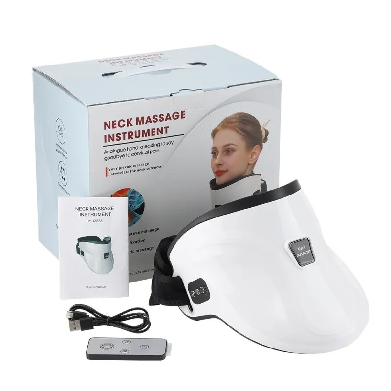 Electric Hot Compress Neck Traction and Massage Device