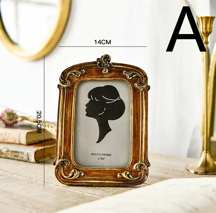 Retro Palace Resin Photo Frame Home Decoration Wall Hanging