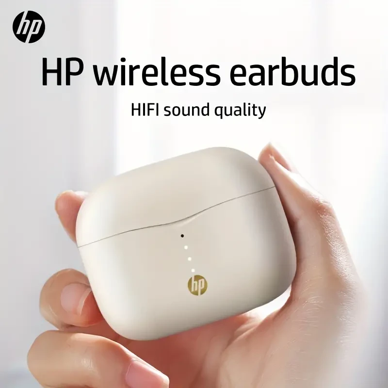 HP H23A True Wireless Earbuds with Touch Volume Control, 13mm HiFi Open-Back Speaker, Tangle-Free Type-C Cable, No Noise Control, Condenser Mic, 300mAh Lithium Polymer Battery, BT 5.3 Compatible with Cellphones