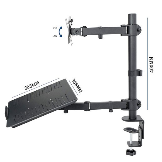 Notebook Stand Multi-function Dual Screen Monitor Stand Computer Keyboard Bracket
