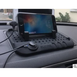 Car navigation bracket Car phone holder Magnetic USB charger Multifunctional silicone mat