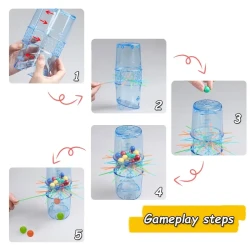 Colorful Don't Let the Ball Fall Game - Interactive Board Game