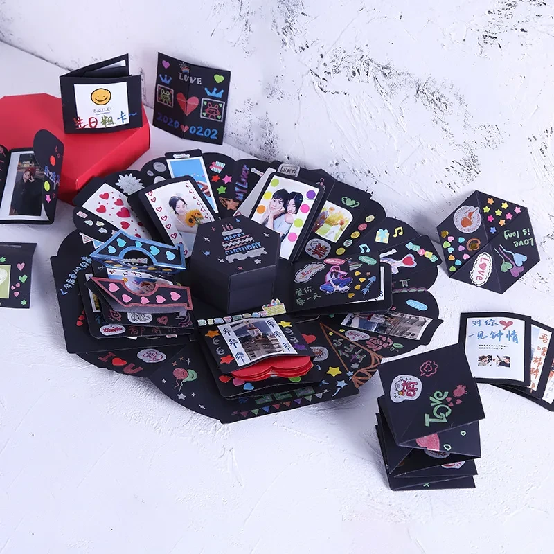 New Love Diy Photo Album Surprise Gift Box