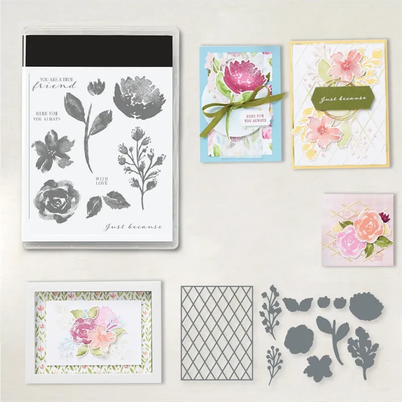 Photo Album Greeting Card Making Cutting Die Transparent Stamp