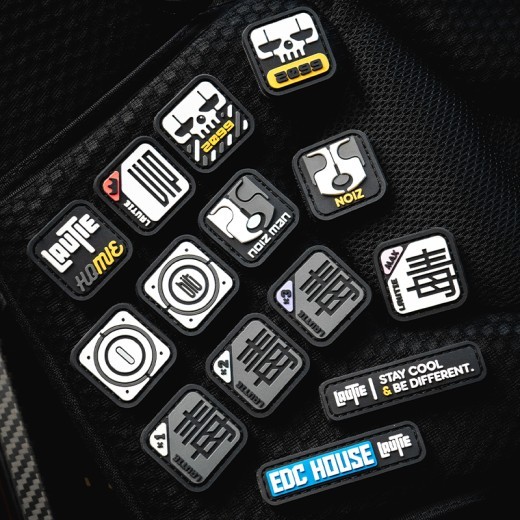 Velcro EDC Military Fan Accessories Epaulette Backpack Matching