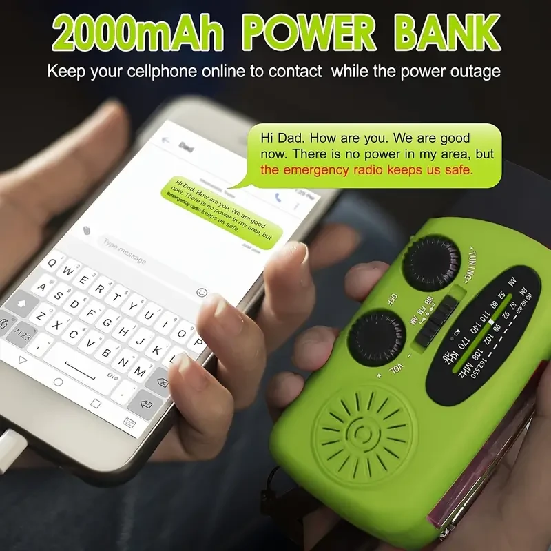 Emergency Radio with Power Bank