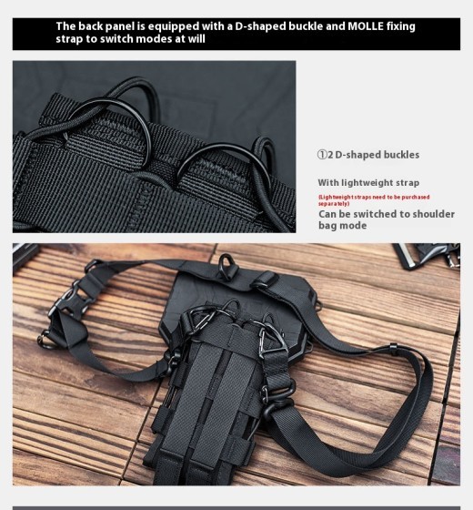 Multifunctional Quick Pull Outdoor Military Fan Functional Tactical Intercom Bag