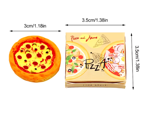 1Set 1:12 Dollhouse Miniature Pizza