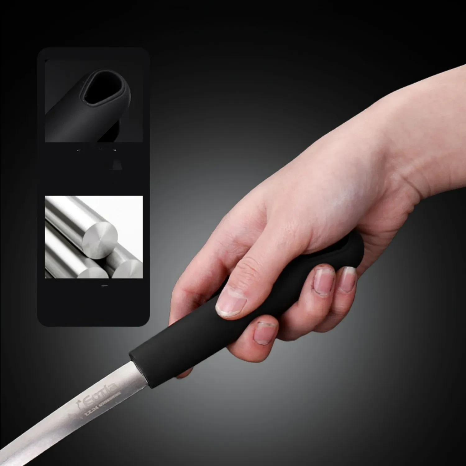 Anti-hot Handle Stainless Steel Kitchenware Kitchen Household Meat Fork