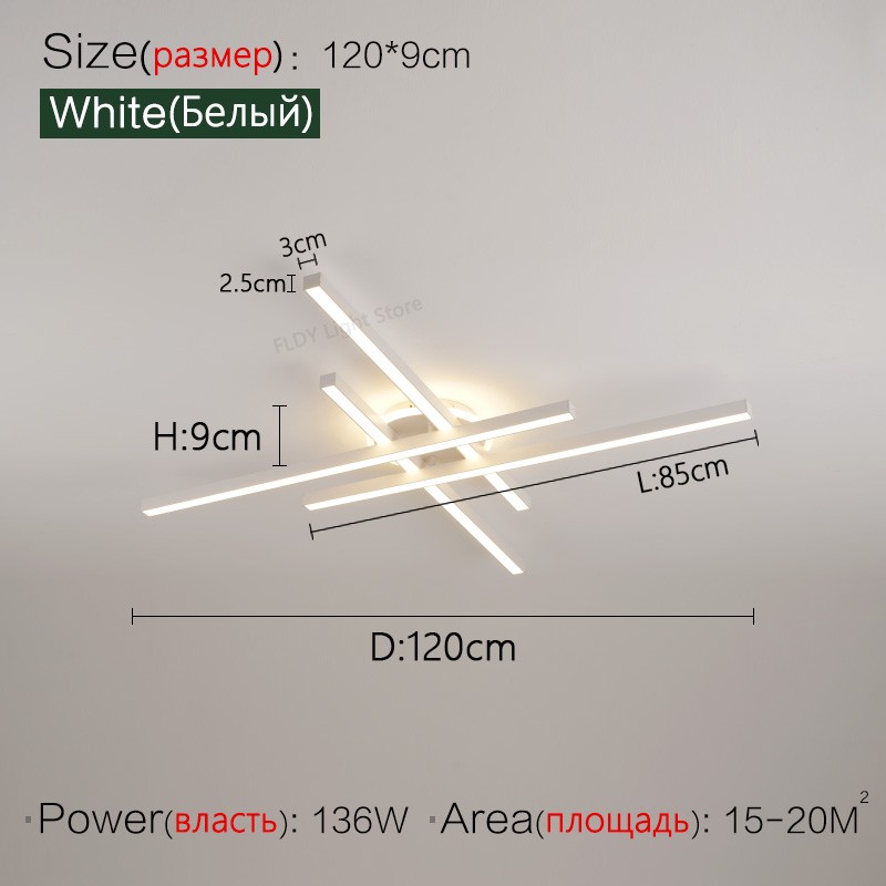 2024 Nordic Modern LED Ceiling Lamp - Living Room, Dining Room, Bedroom Chandelier