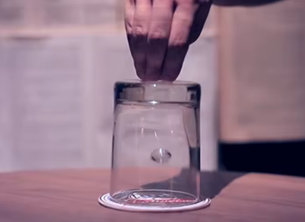 Roller Coaster Magic Tricks Coin Into Glass Cup Close Up Street Stage Magic Props Magician Illusion Gimmick Mentalism Puzzle Toy