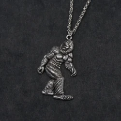 Big Foot Pendant Necklace