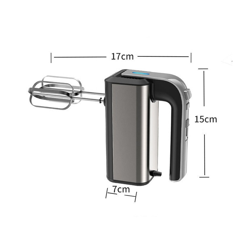 Electric Egg Beater - Stainless Steel Mini Whipped Cream and Flour Mixer
