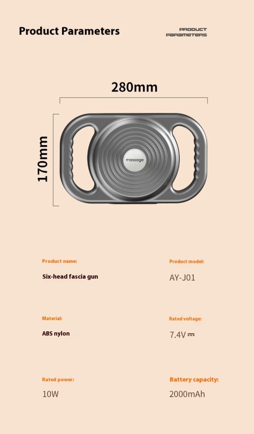 High Frequency Multi-gear Vibration Relaxation Muscle Massager