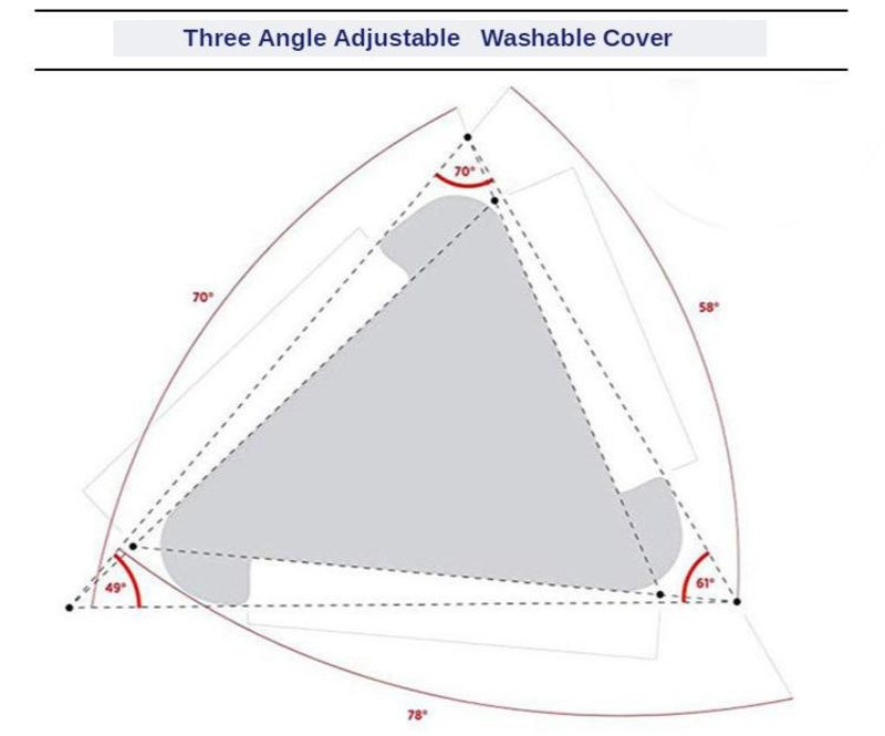 iPad Pillow Stand Grey