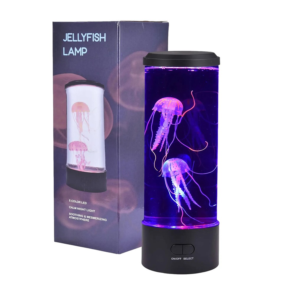 Color Changing Jellyfish Lamp - USB/Battery Powered Night Light