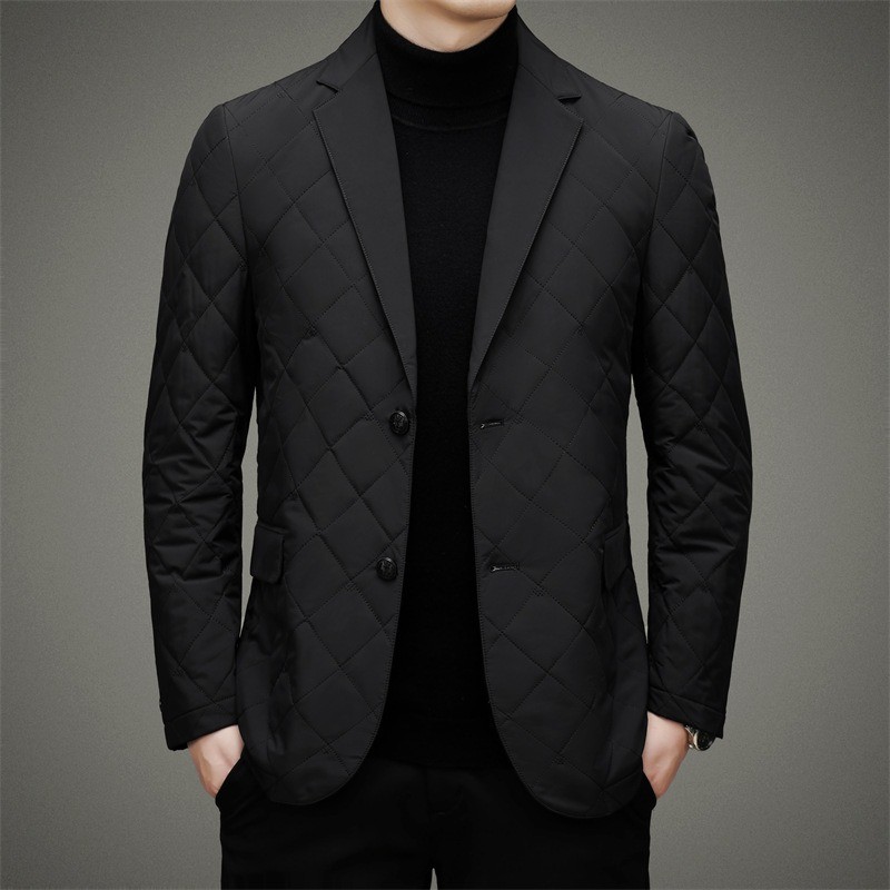 Men's Short Duck Down Business Casual Jacket