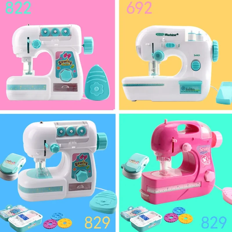 Girl Electric Sewing Machine Small Home Appliance Toy