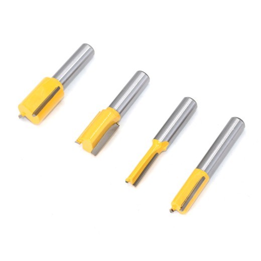 4-Piece WoodWorking Double-Edged Carving Head