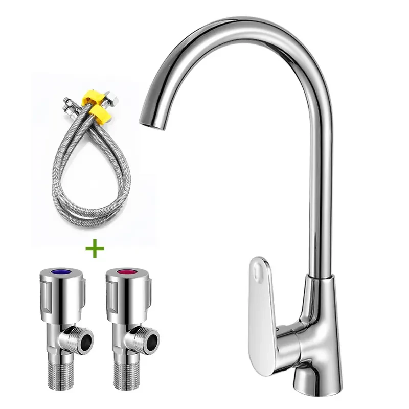 Hot And Cold Wash Basin Sink Faucet Kitchen