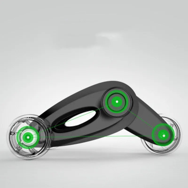 Foldable Abdominal Muscle Wheel Roller - Home Fitness Equipment