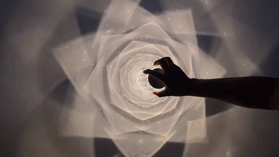 Prism Rose Lamp: Luxe Glow