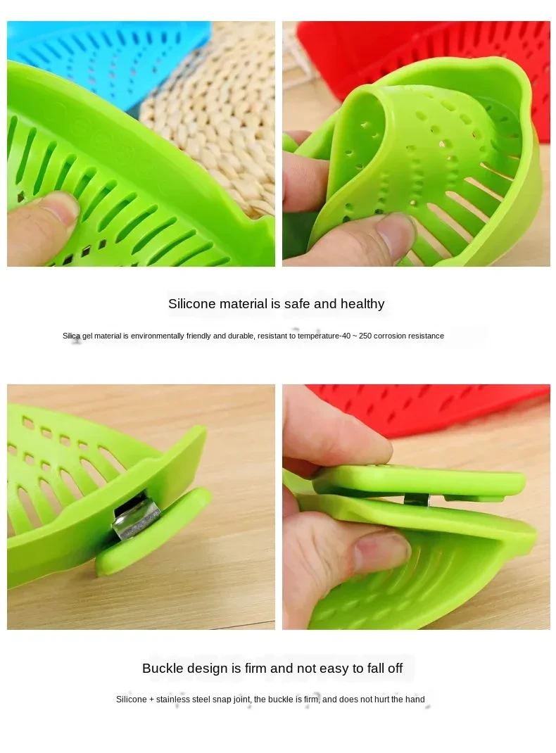 Household Water Filter Noodle Leak-proof Drainer For Kitchen