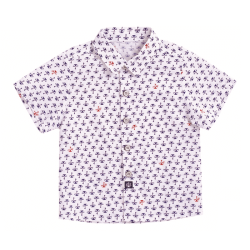 Short Sleeve Shirt with Boats