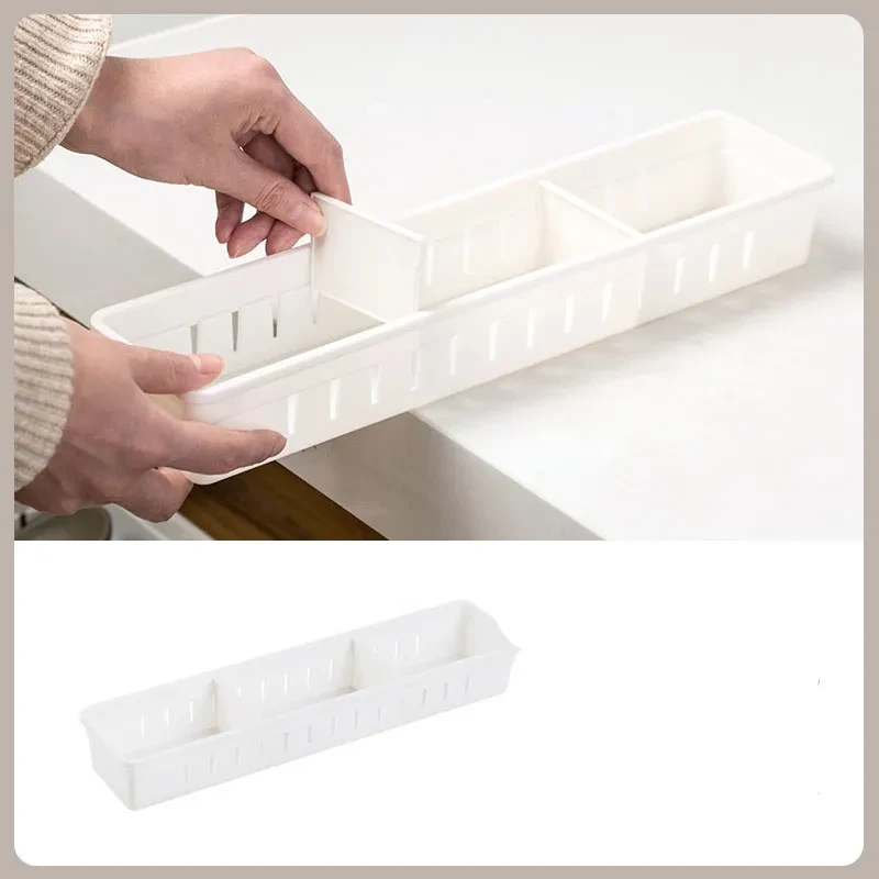 Kitchen Drawer Storage Box Japanese-Style Partition Tableware Sorting Box
