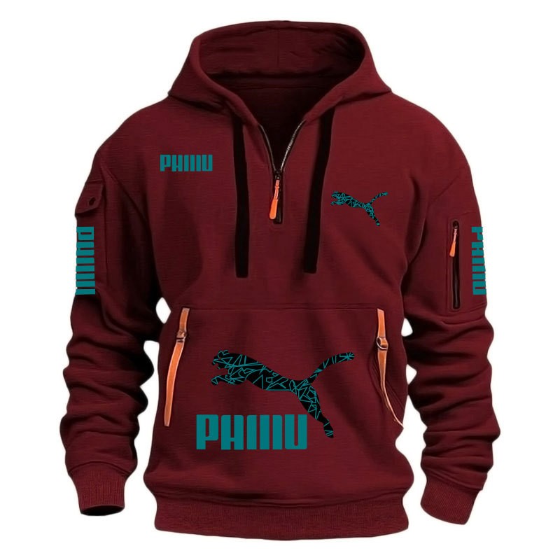 Mens Fashion Fleece Hoodie