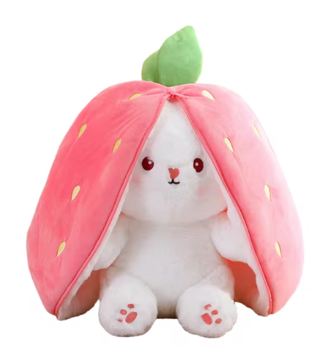 18cm Cosplay Strawberry Carrot Rabbit