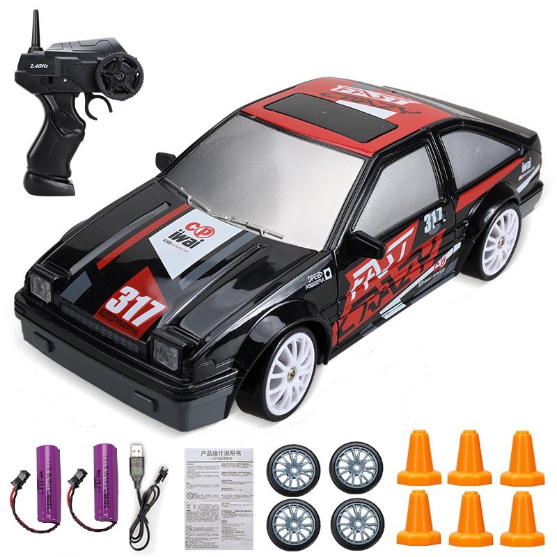 1:24 High-Speed RC Car - Mini Electric Drift Racing Car