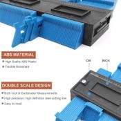 10" Contour Gauge Duplicator with Lock Carpentry Tool Precise Measure