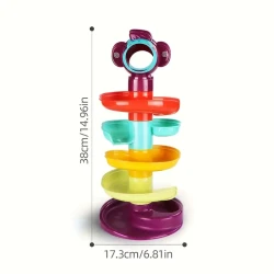 Educational Fun Track Slide Ball Tower - Rolling Ball Early Education Toy