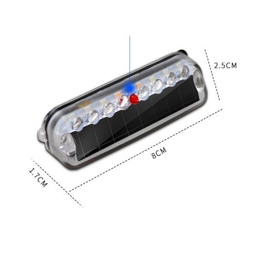 Solar Power Vehicle Anti-collision Strobe Light