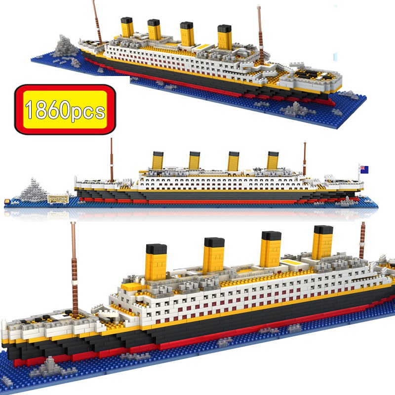 Puzzle Building Blocks Titanic