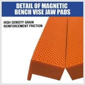 HORUSDY 2pcs Universal Vice Jaw Magnetic Reversible Pads
